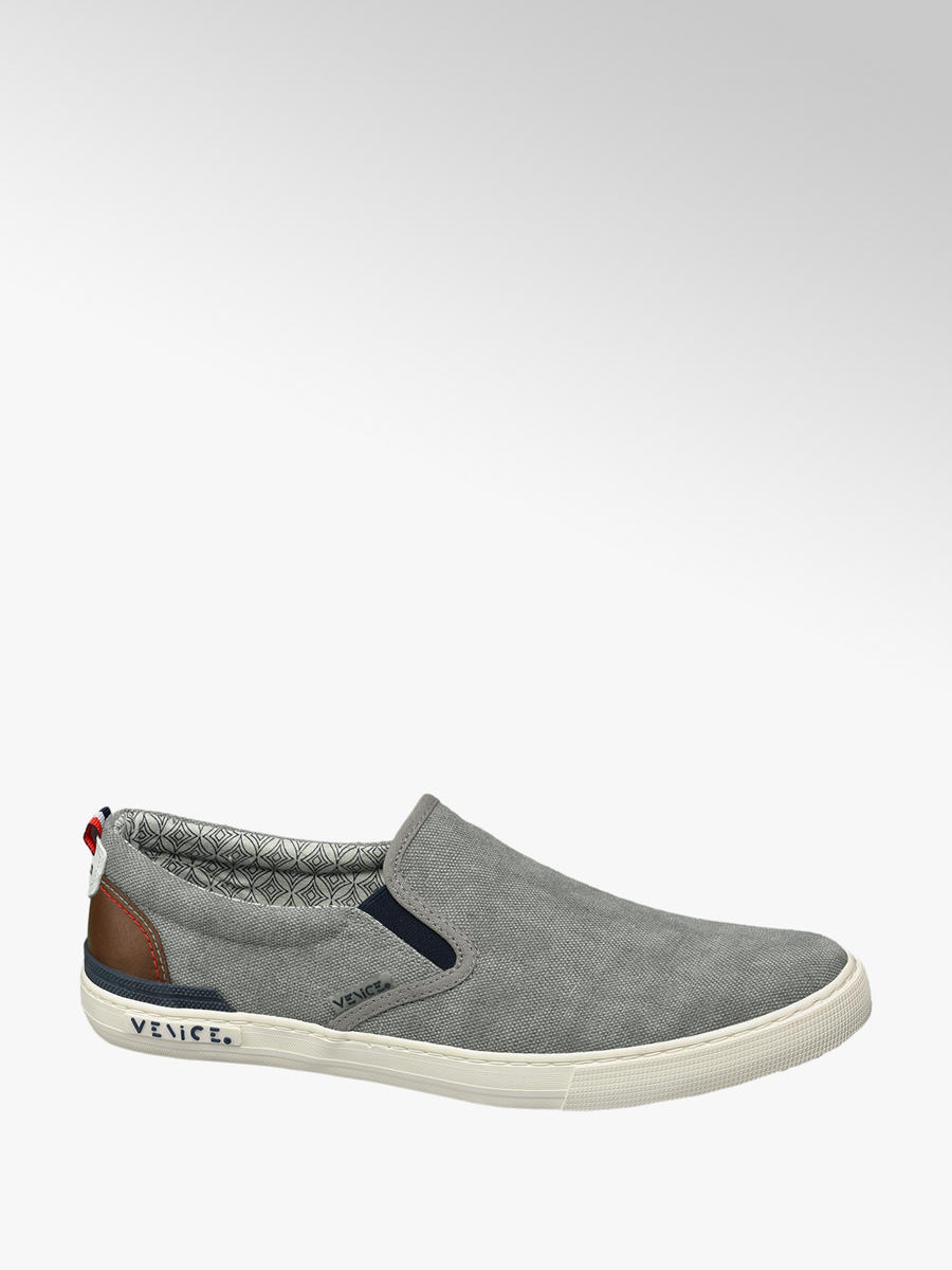 Leinen Männer Von Slipper Venice In Grau 2WD9EHIY